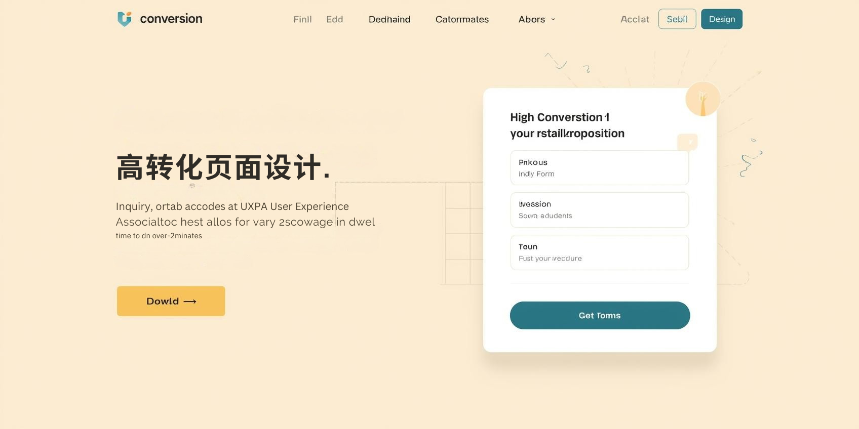 三、高转化页面设计