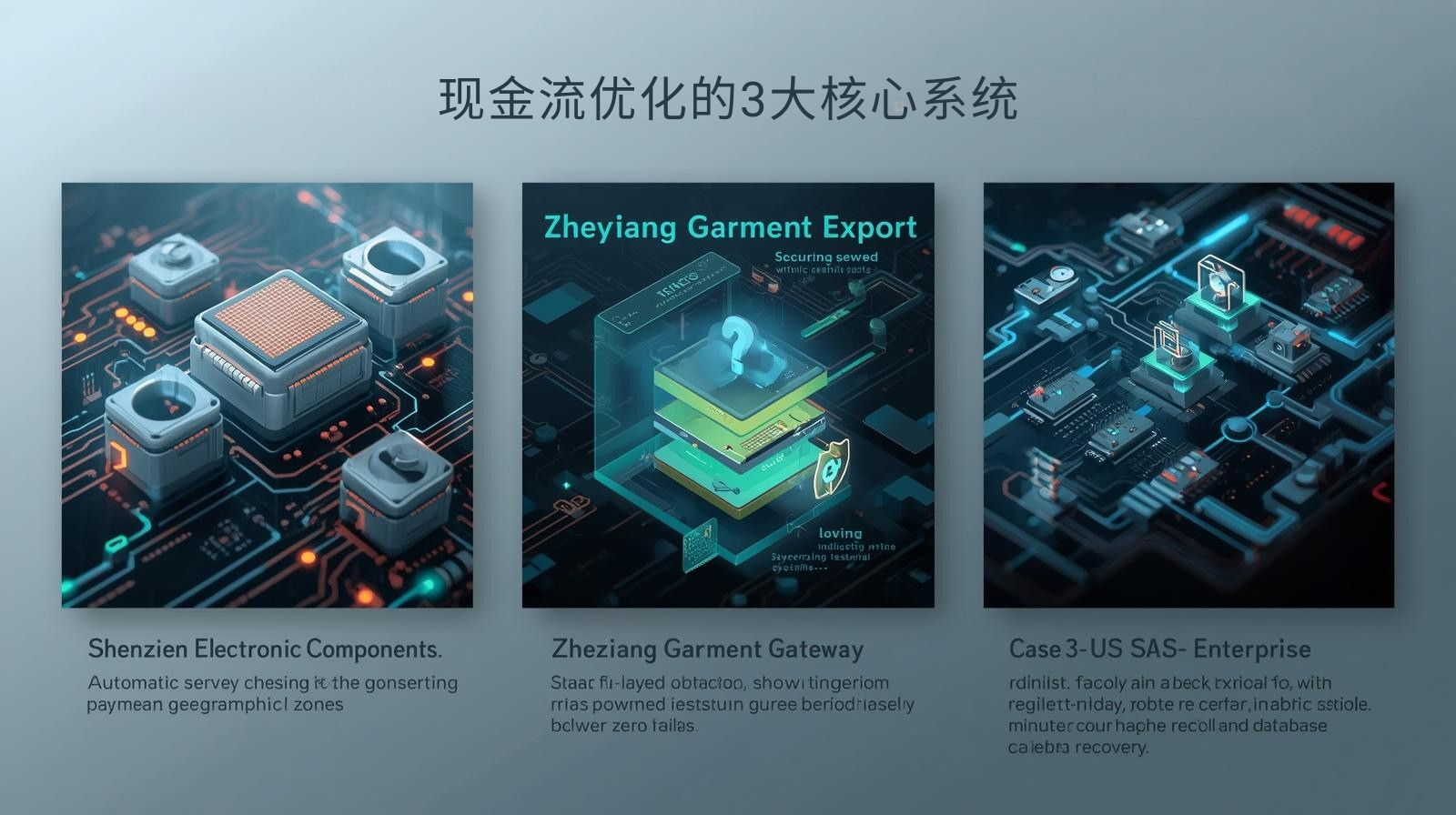 现金流优化的3大核心系统