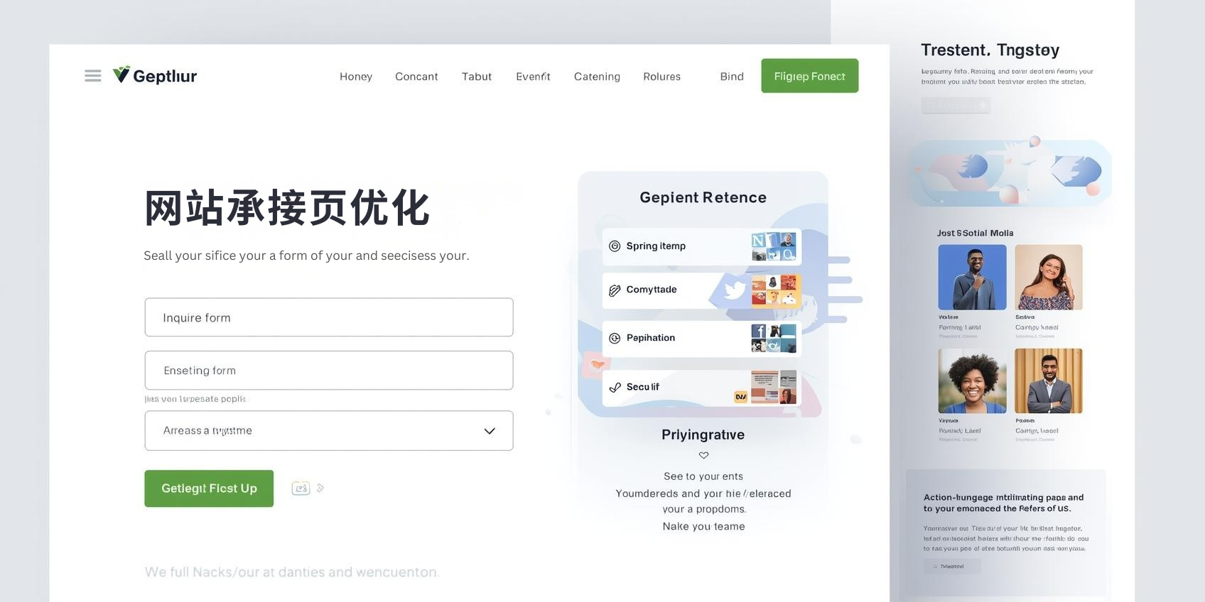 二、网站承接页优化