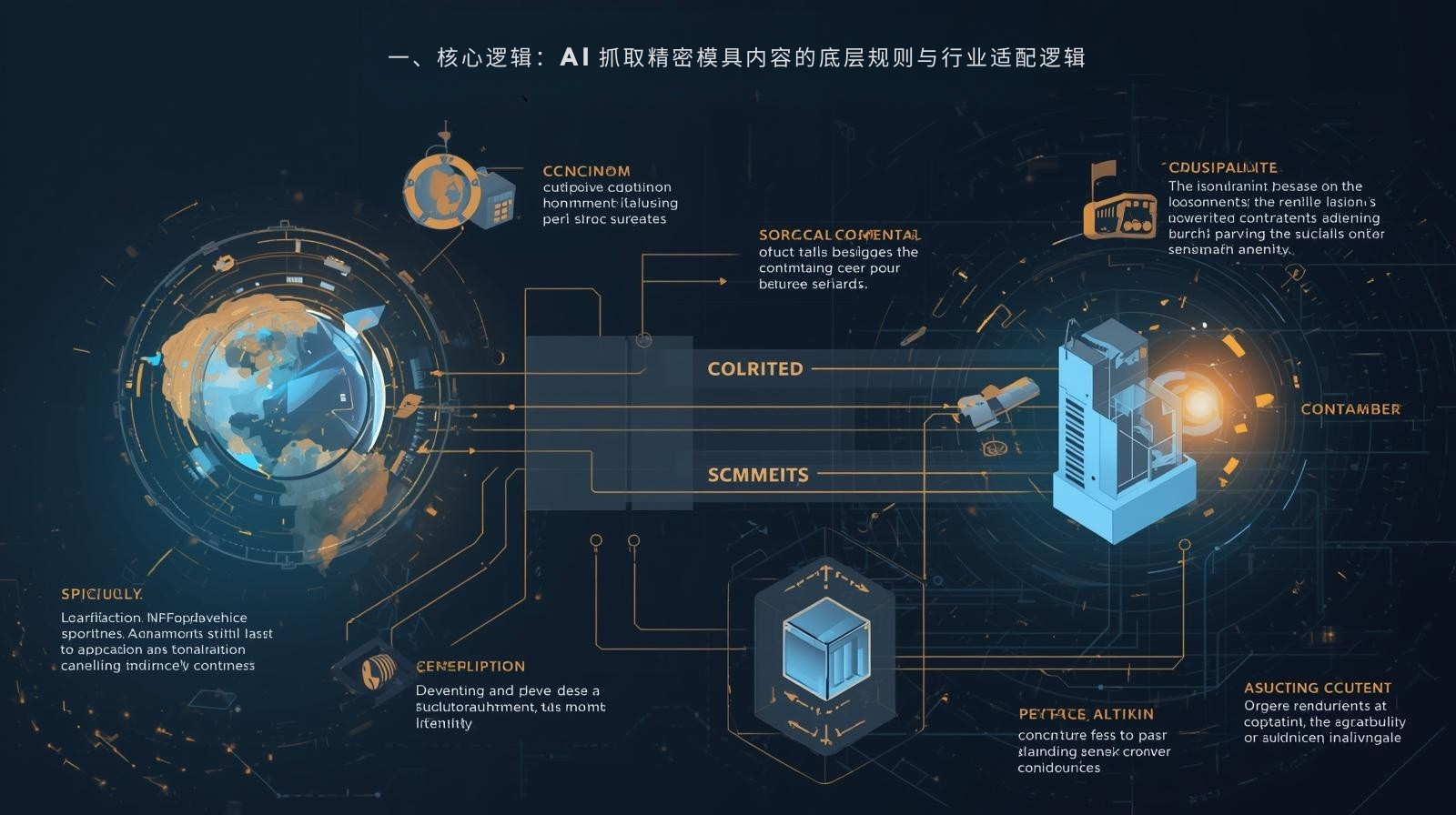 I. Core Logic: The underlying rules and industry-adaptation logic for AI to capture content from precision molds