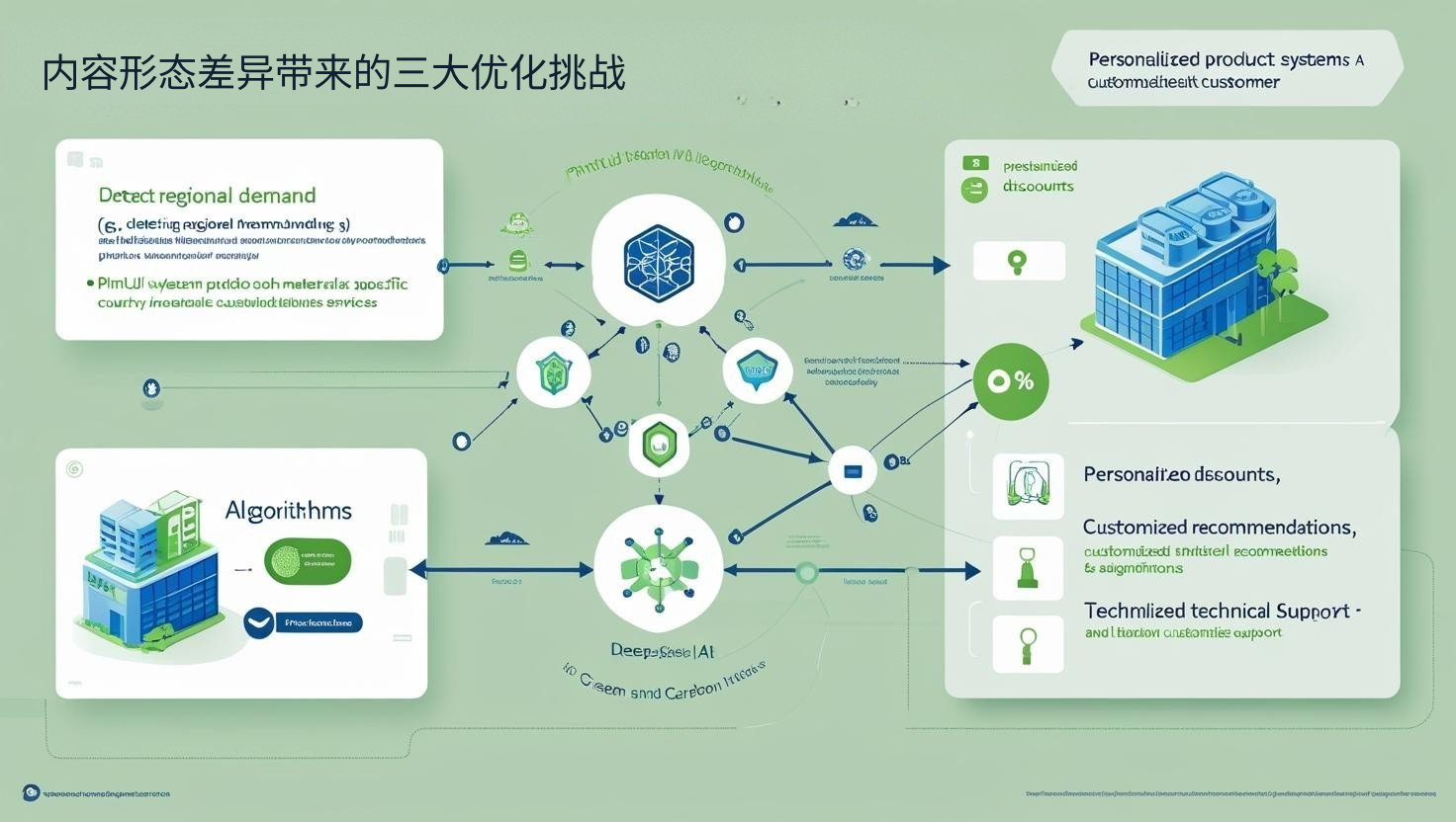 Three major optimization challenges brought about by differences in content formats