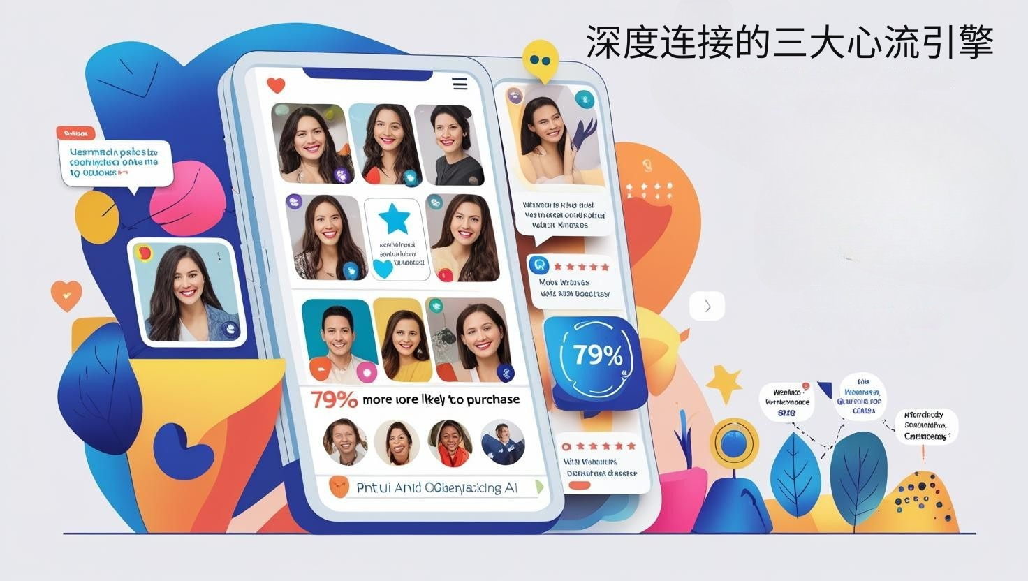 The three flow engines of deep connectivity