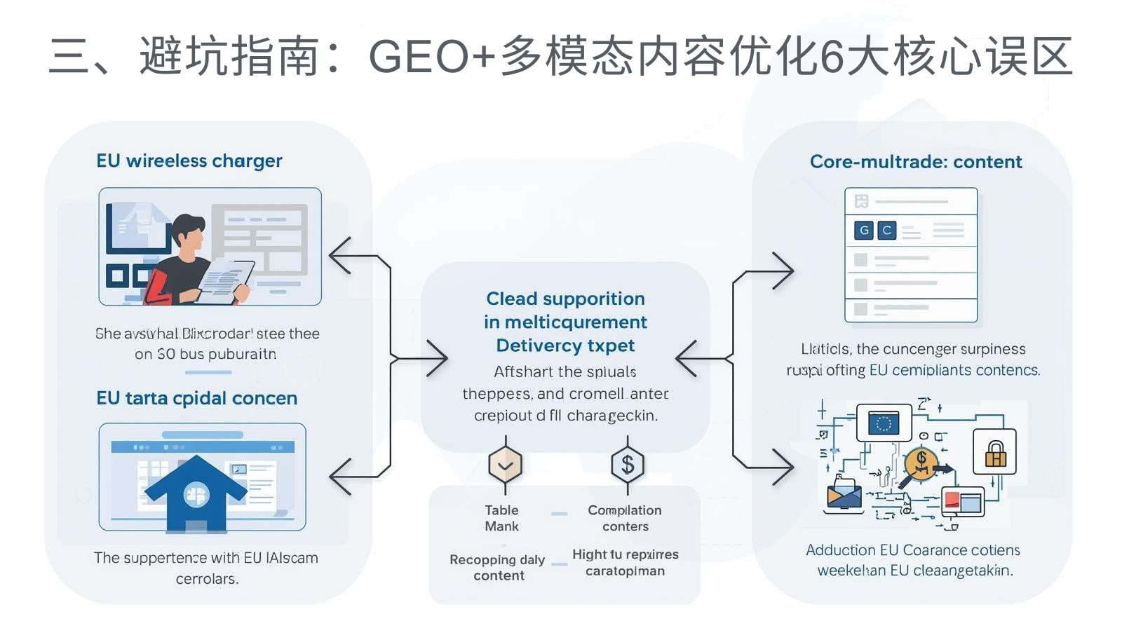 三、避坑指南：GEO+多模态内容优化6大核心误区