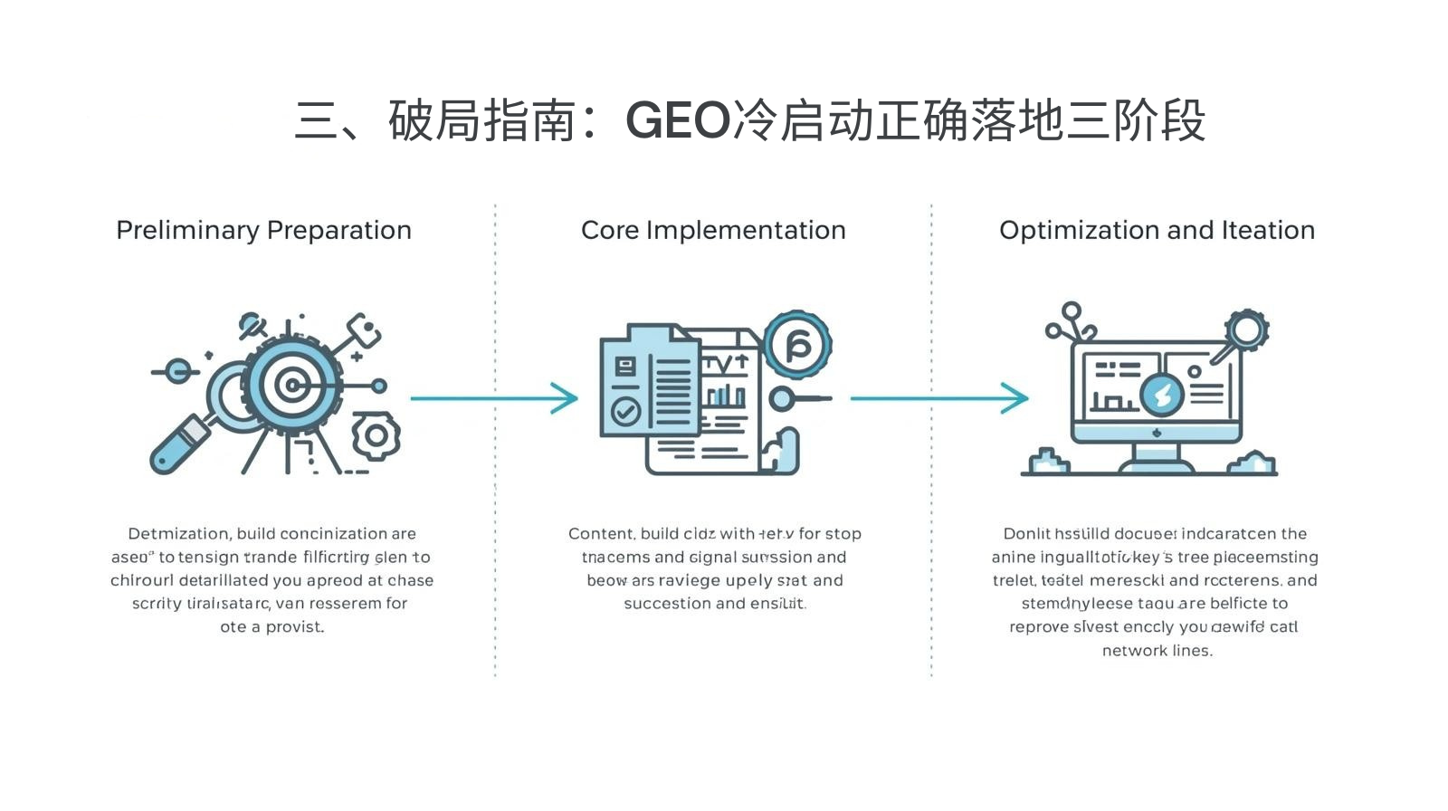 三、破局指南：GEO冷启动正确落地三阶段