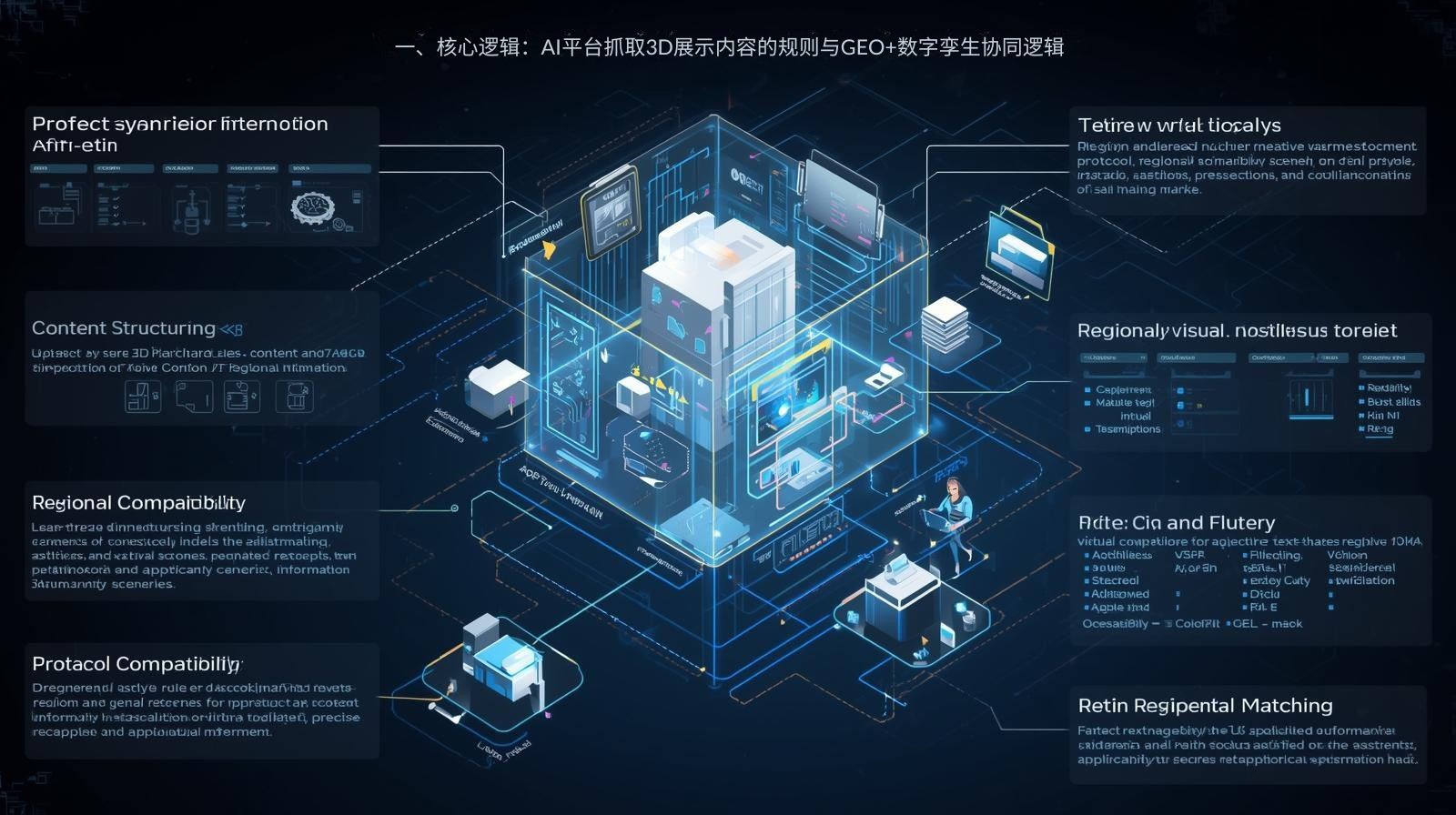 一、核心逻辑：AI平台抓取3D展示内容的规则与GEO+数字孪生协同逻辑