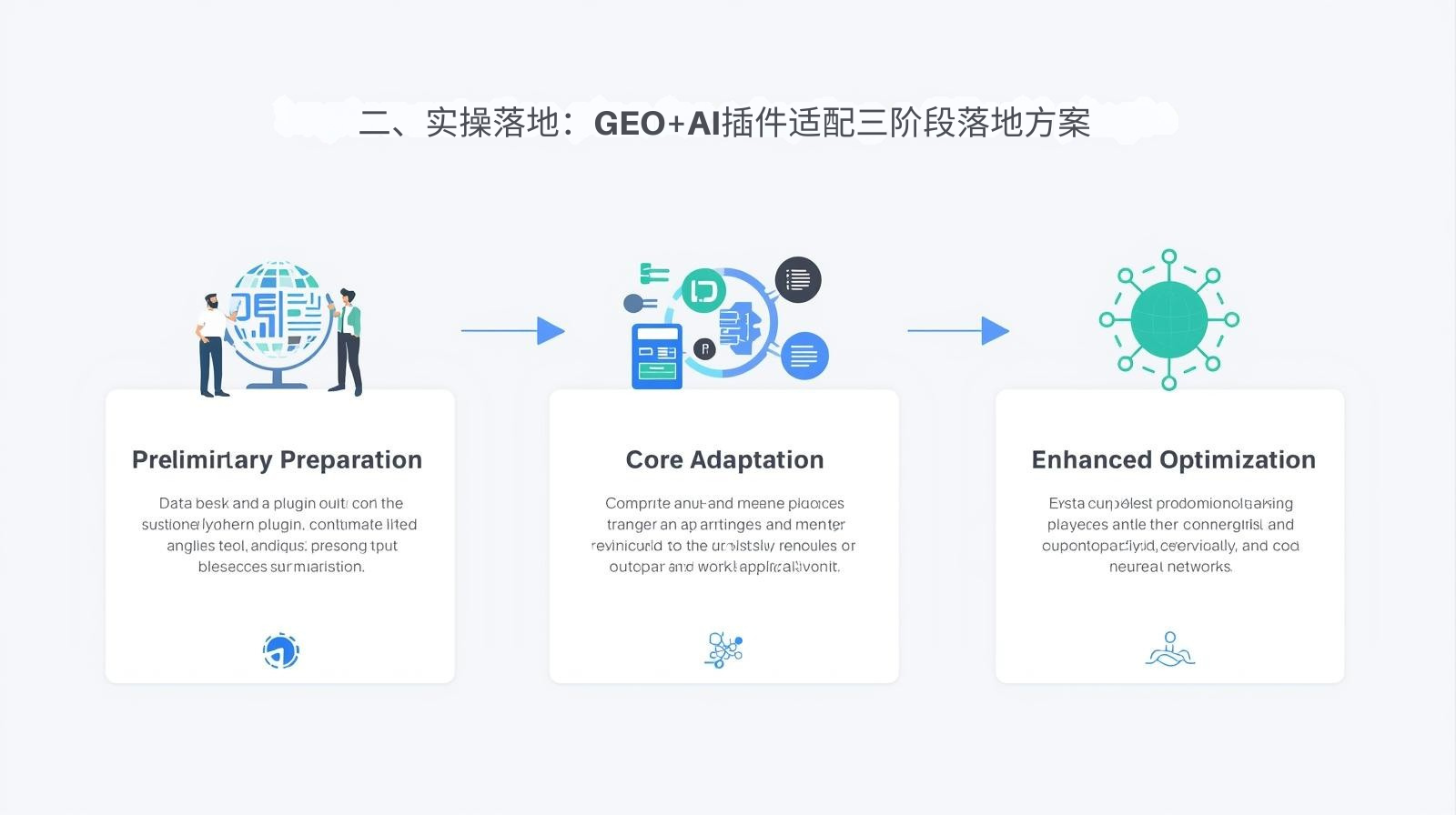 二、实操落地：GEO+AI插件适配三阶段落地方案
