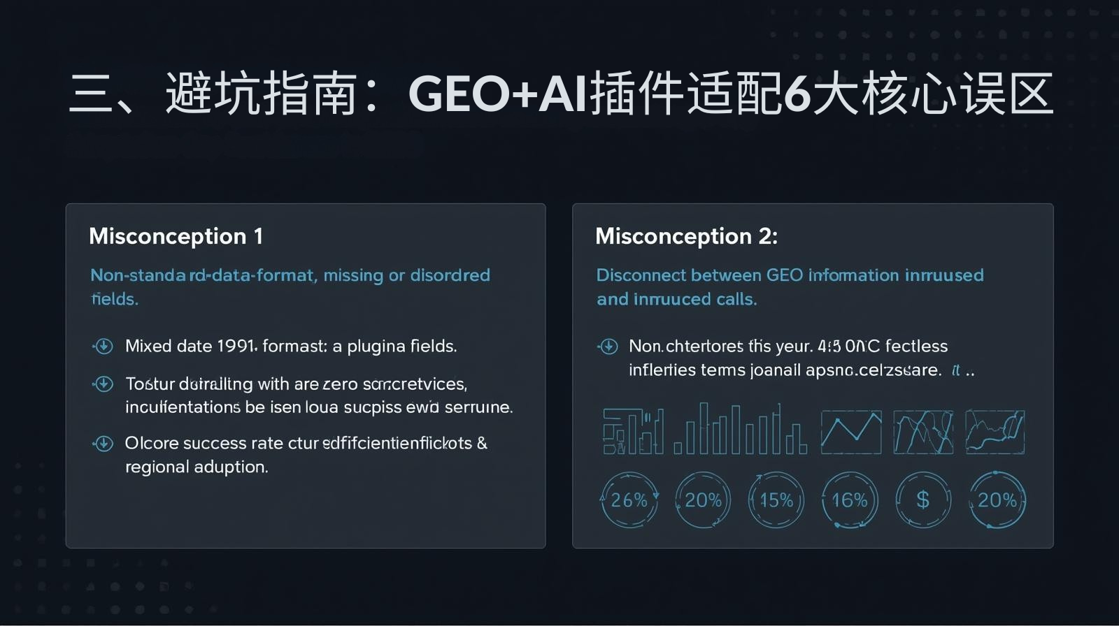 三、避坑指南：GEO+AI插件适配6大核心误区
