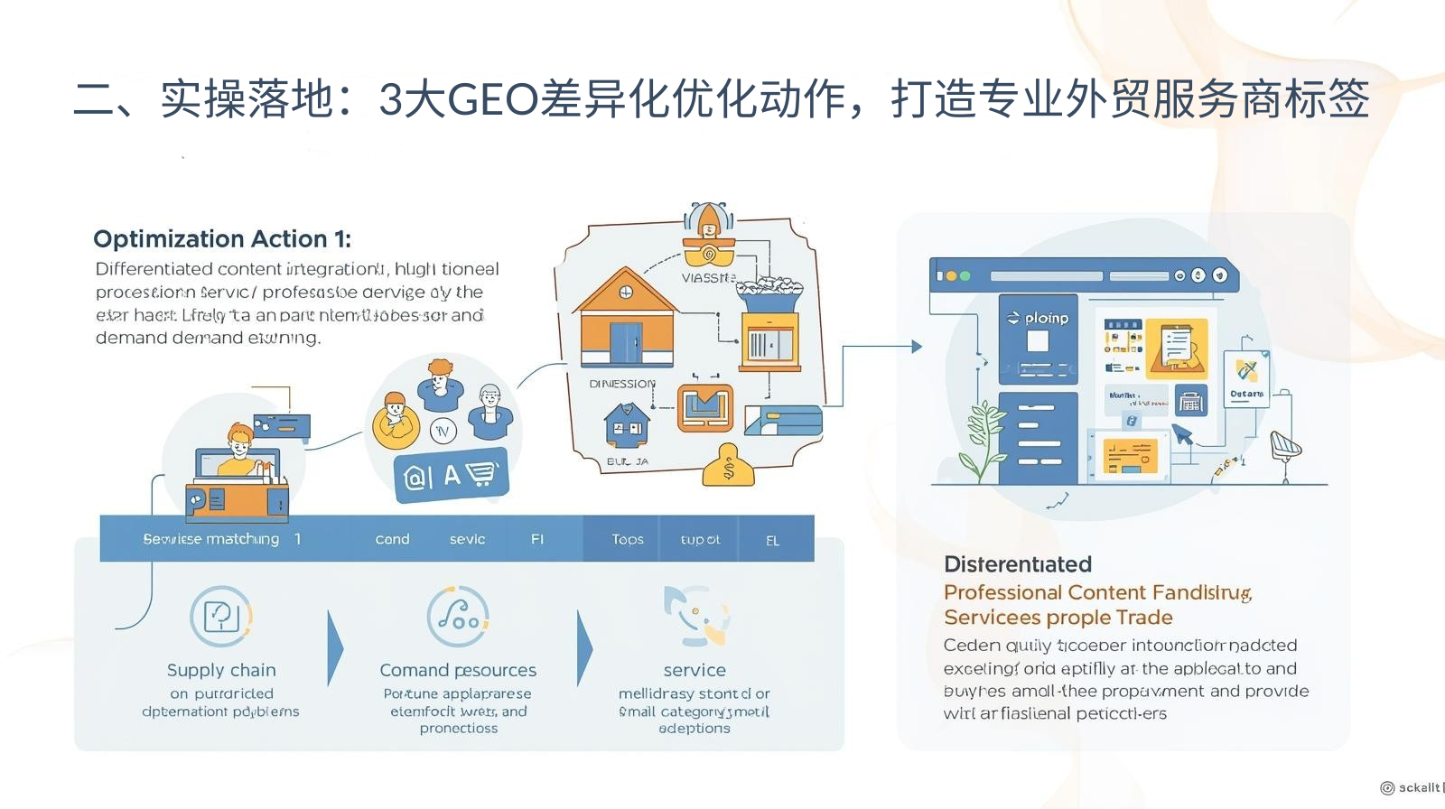 II. Practical Implementation: 3 GEO Differentiation Optimization Actions to Create a Professional Foreign Trade Service Provider Brand