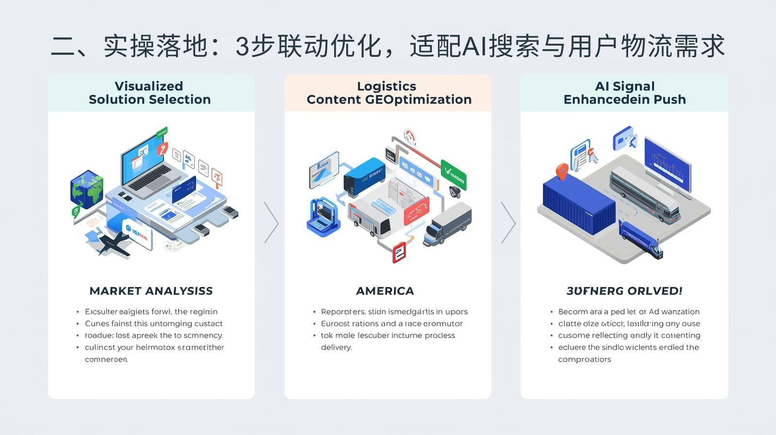 ثانيًا: التطبيق العملي: تحسين تعاوني من ثلاث خطوات للتكيف مع البحث بالذكاء الاصطناعي واحتياجات المستخدم اللوجستية