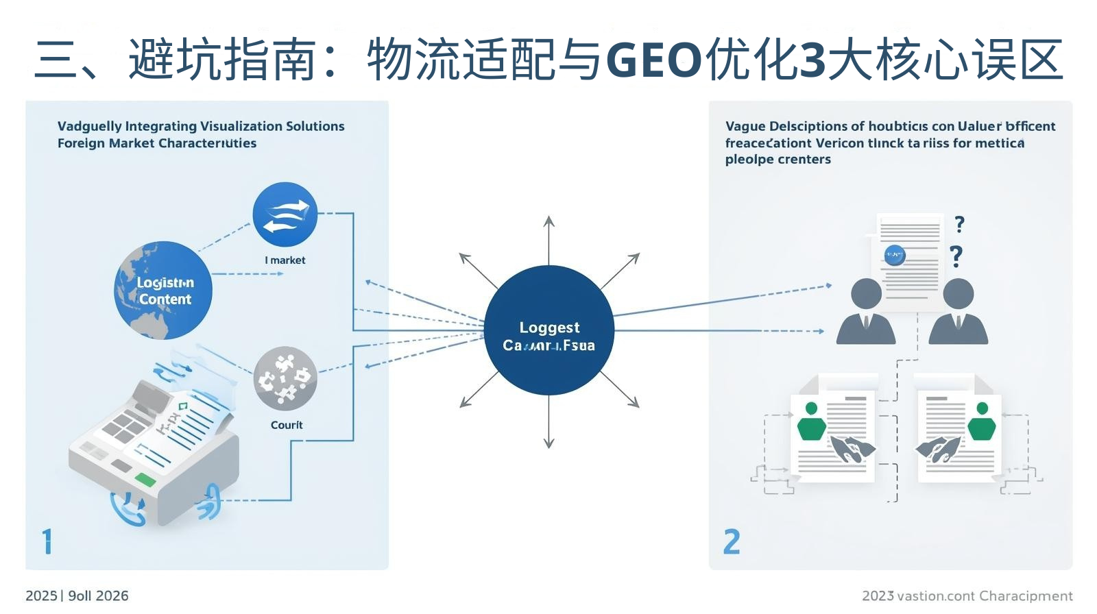 ثالثًا: تجنب المخاطر: 3 مفاهيم خاطئة أساسية حول التكيف اللوجستي والتحسين الجغرافي