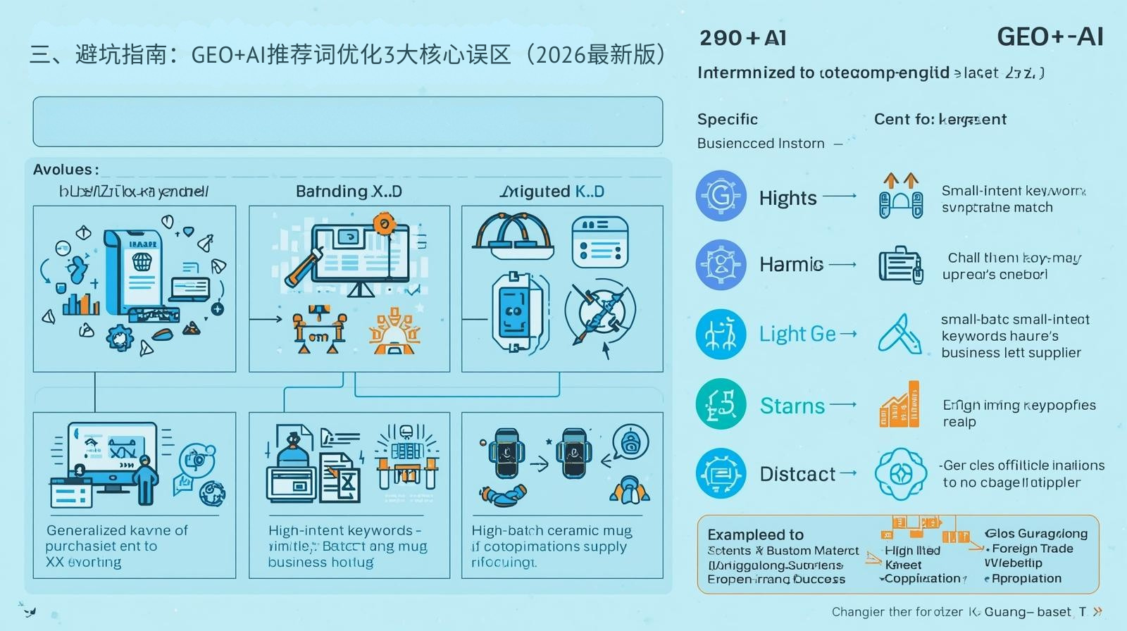 三、避坑指南:GEO+AI推荐词优化3大核心误区(2026最新版)