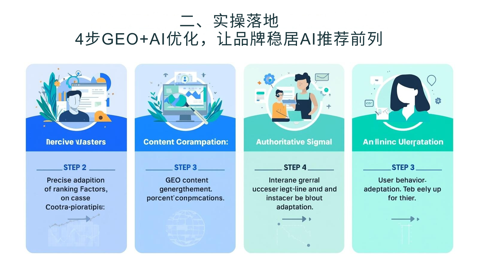 二、实操落地：4步GEO+AI优化，让品牌稳居AI推荐前列