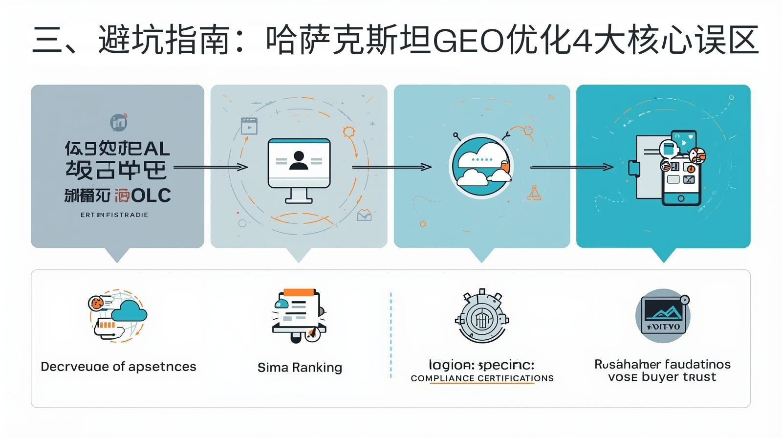 三、避坑指南:哈萨克斯坦GEO优化4大核心误区