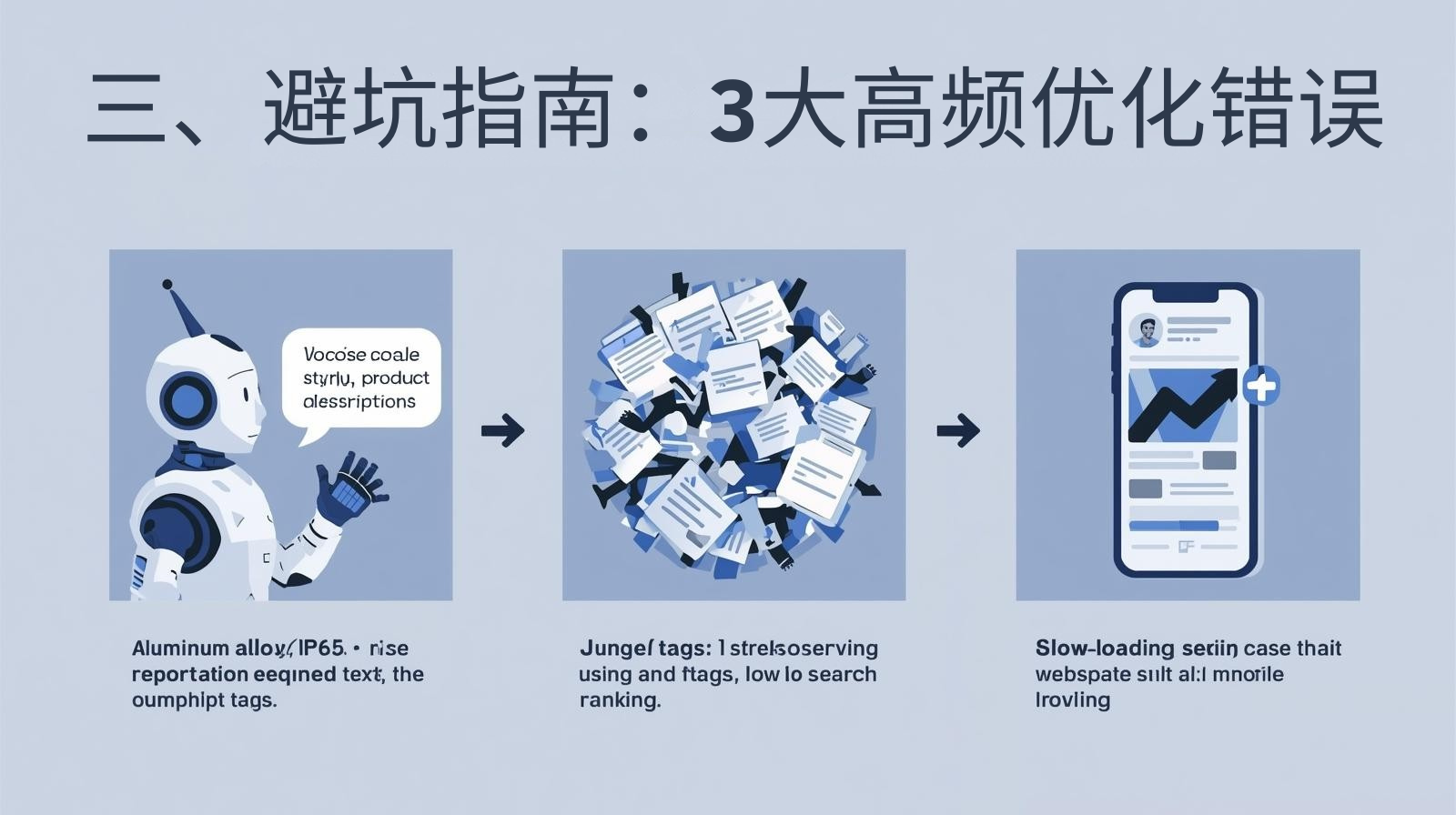3. دليل تجنب الأخطاء: 3 أخطاء رئيسية في تحسين التردد العالي