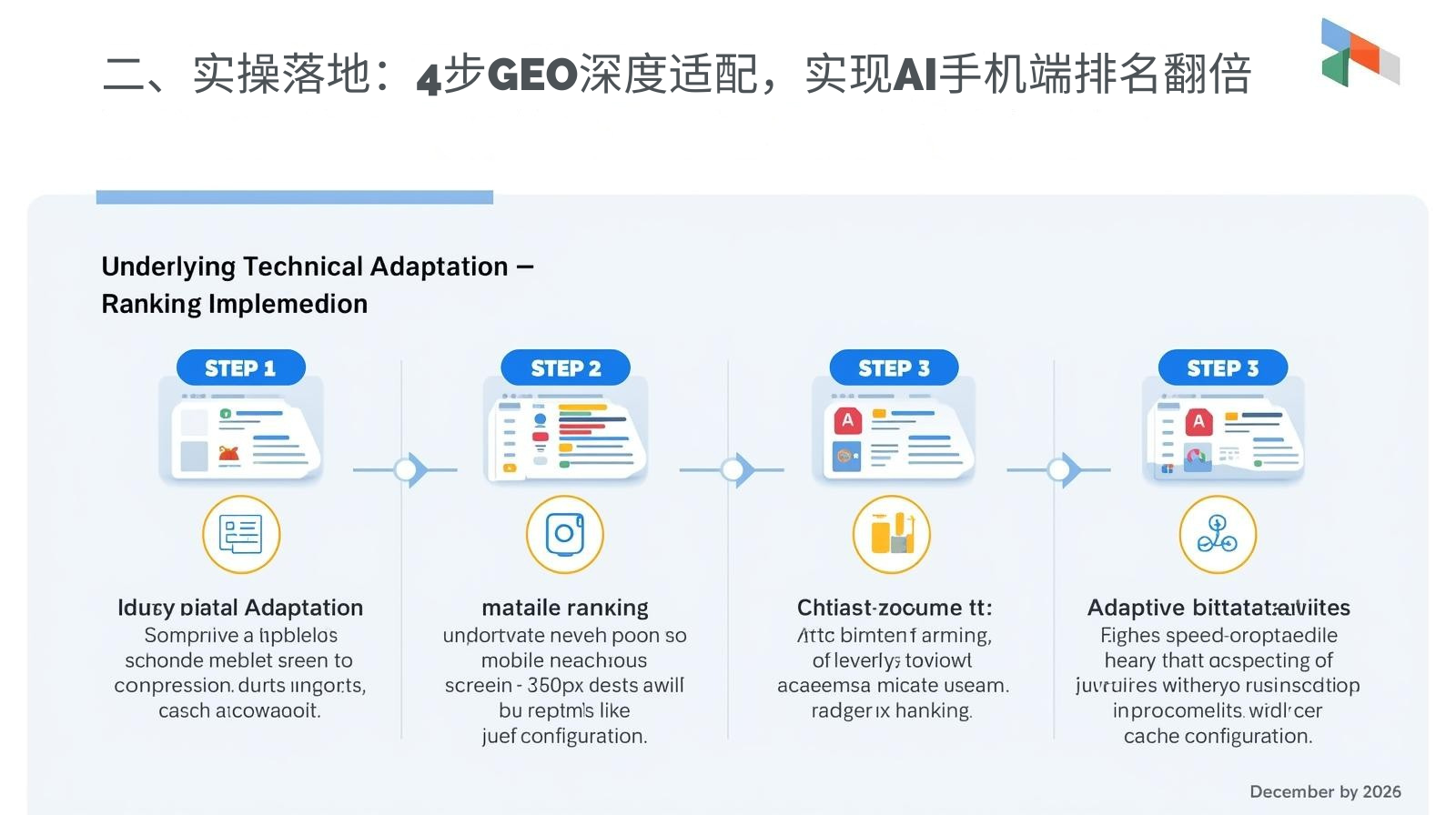 II. 実践的実装：ディープGEO適応によるAIモバイルランキング2倍化の4つのステップ