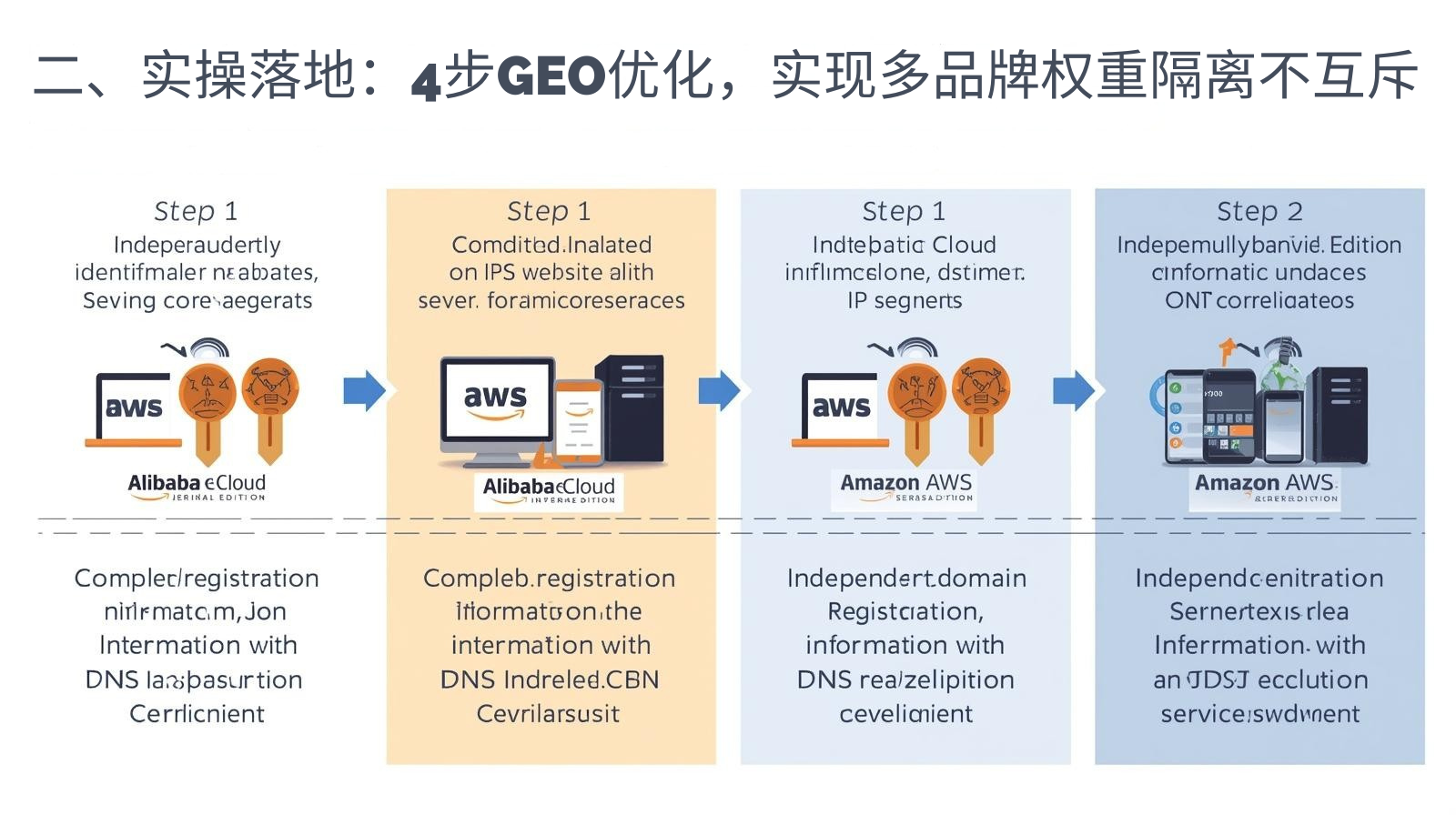 II. 実践的実装：複数ブランドの重み付け分離と非排他性を実現するための4段階のGEO最適化