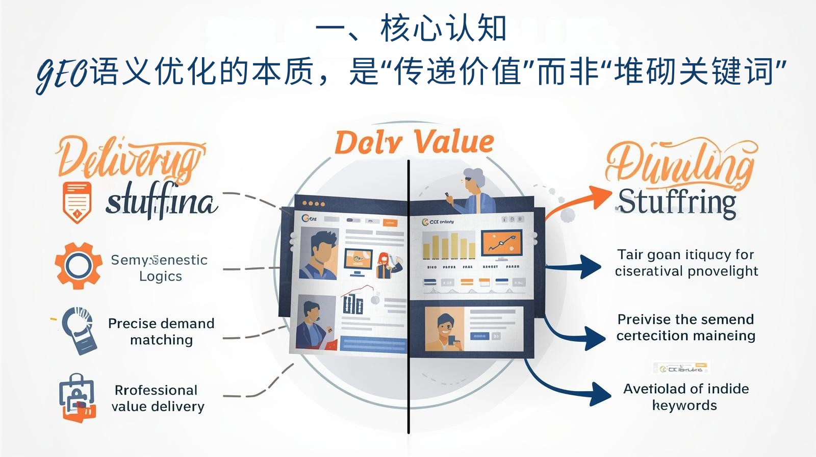 一、核心认知：GEO语义优化的本质，是&ldquo;传递价值&rdquo;而非&ldquo;堆砌关键词&rdquo;