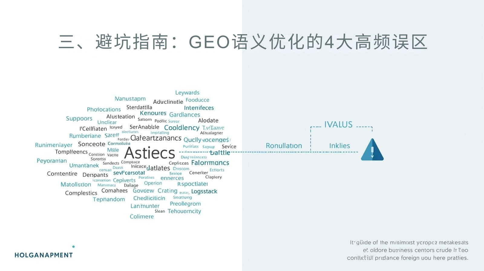 三、避坑指南：GEO语义优化的4大高频误区