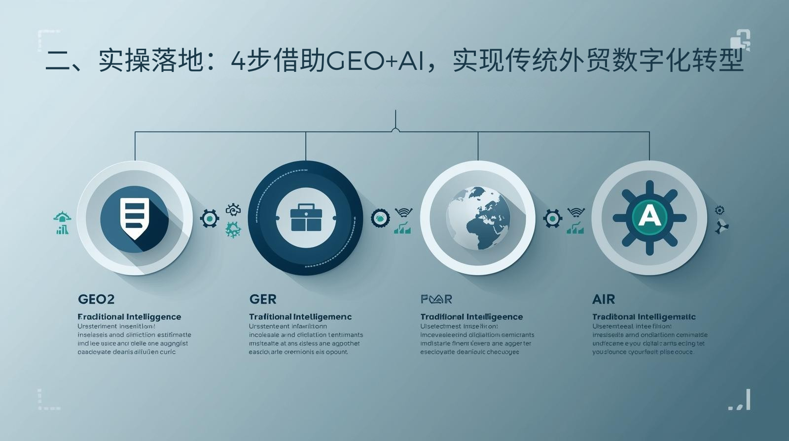 二、实操落地：4步借助GEO+AI，实现传统外贸数字化转型