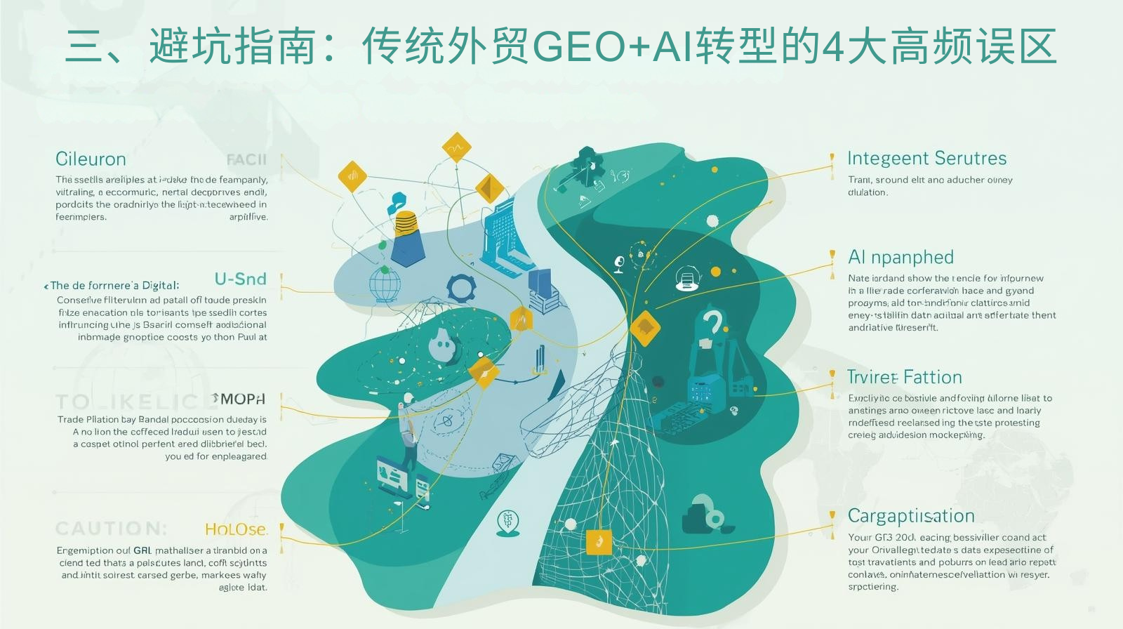 三、避坑指南：传统外贸GEO+AI转型的4大高频误区