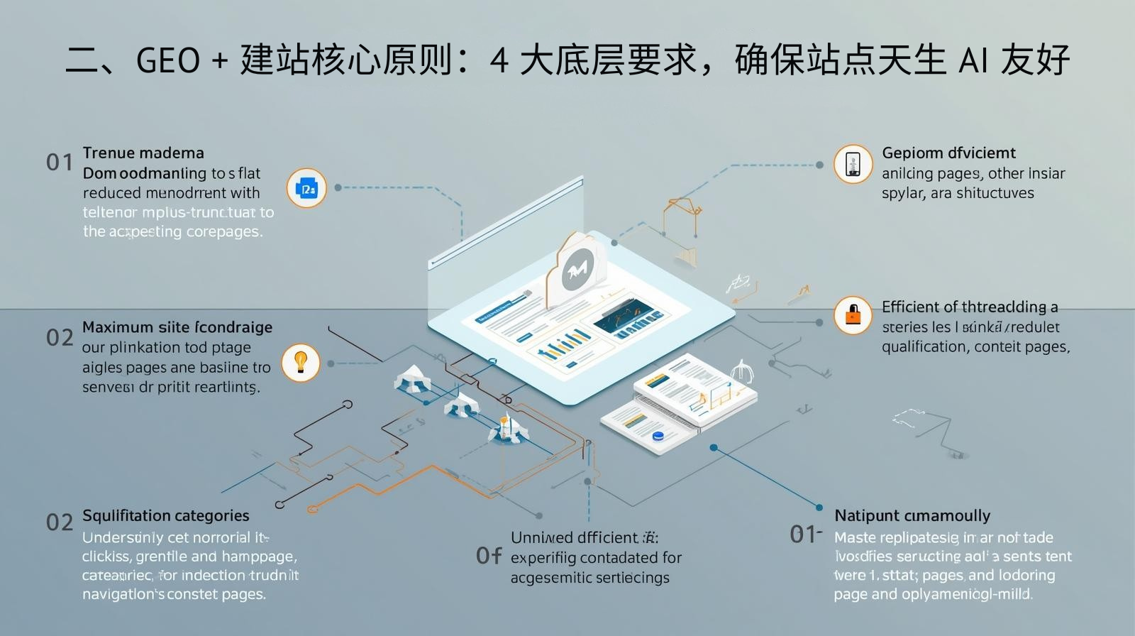 二、GEO + 建站核心原则：4 大底层要求，确保站点天生 AI 友好