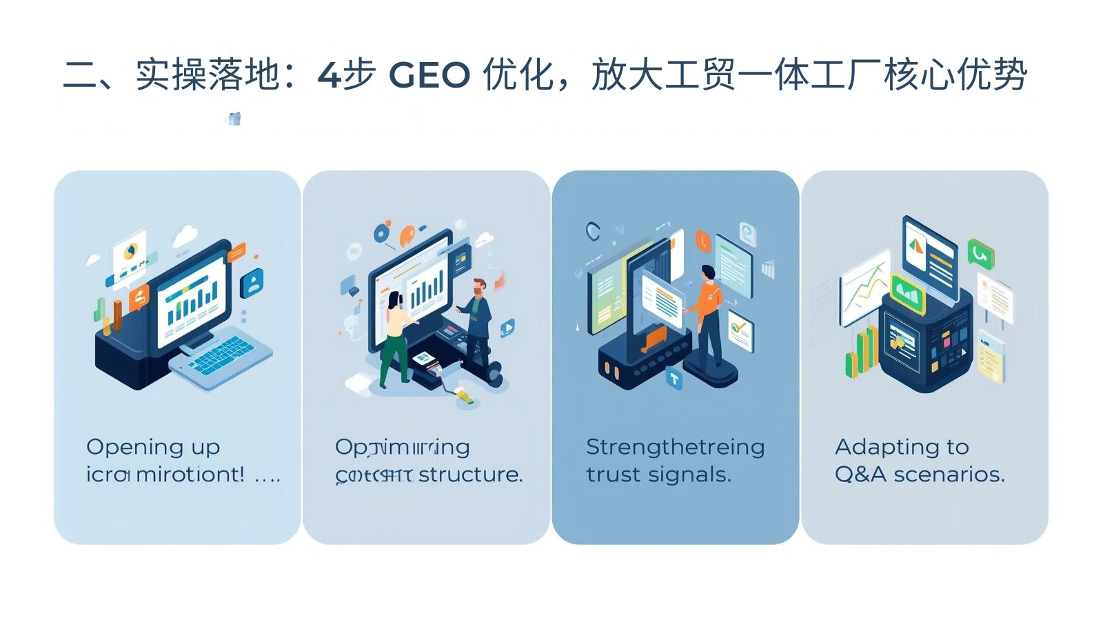 二、实操落地:4步 GEO 优化,放大工贸一体工厂核心优势