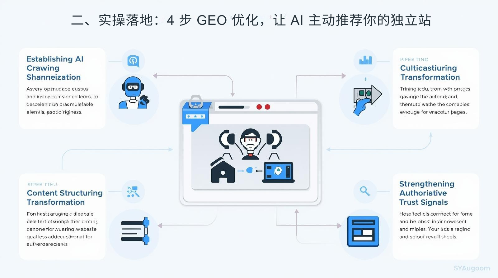 二、实操落地:4 步 GEO 优化,让 AI 主动推荐你的独立站