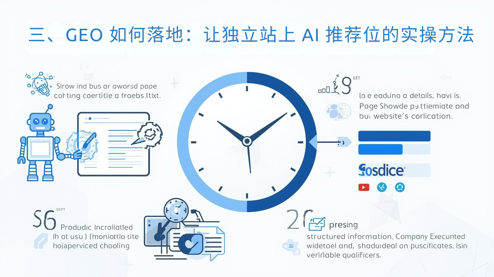 三、GEO 如何落地：让独立站上 AI 推荐位的实操方法