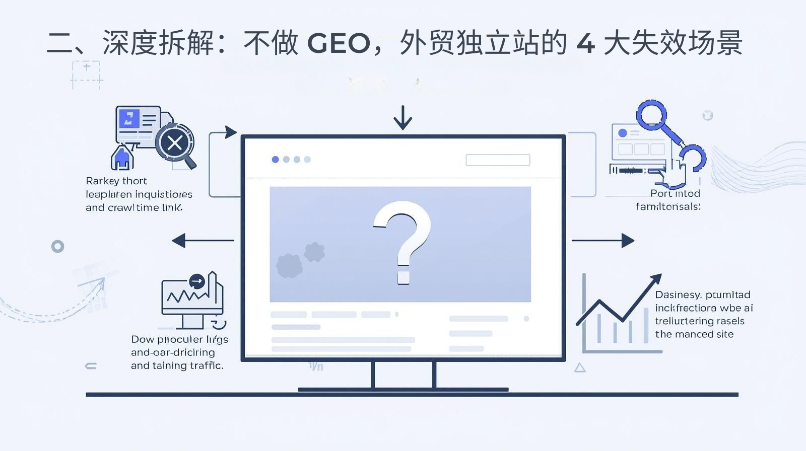 二、深度拆解:不做 GEO,外贸独立站的 4 大失效场景.png