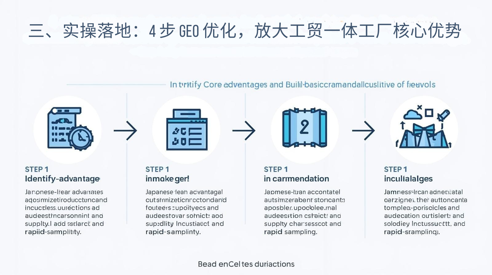 三、实操落地：4 步 GEO 优化，放大工贸一体工厂核心优势