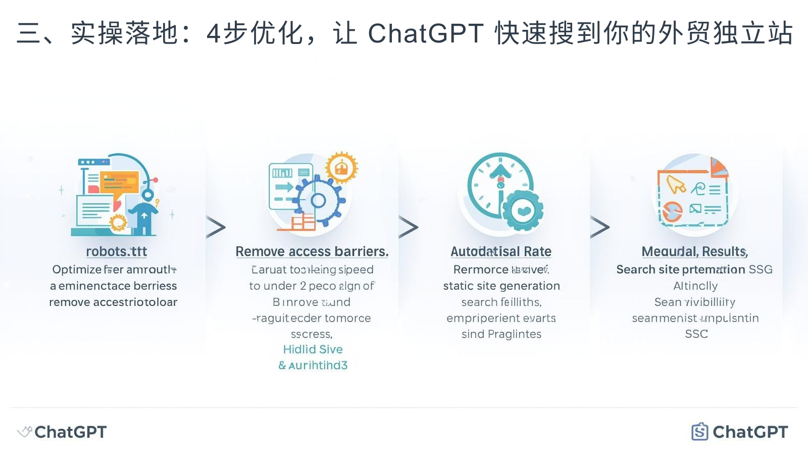 三、实操落地：4步优化，让 ChatGPT 快速搜到你的外贸独立站