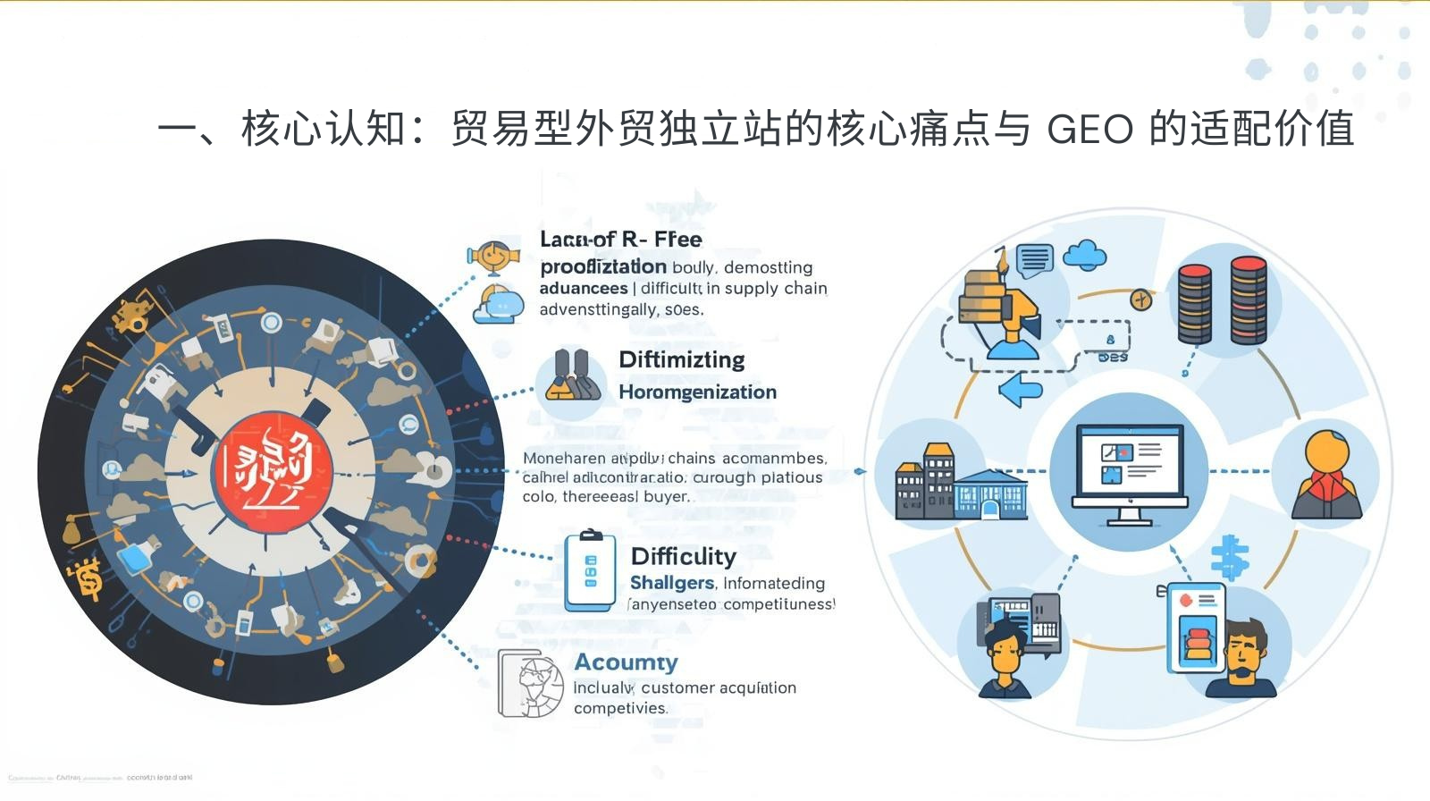 一、核心认知:贸易型外贸独立站的核心痛点与 GEO 的适配价值