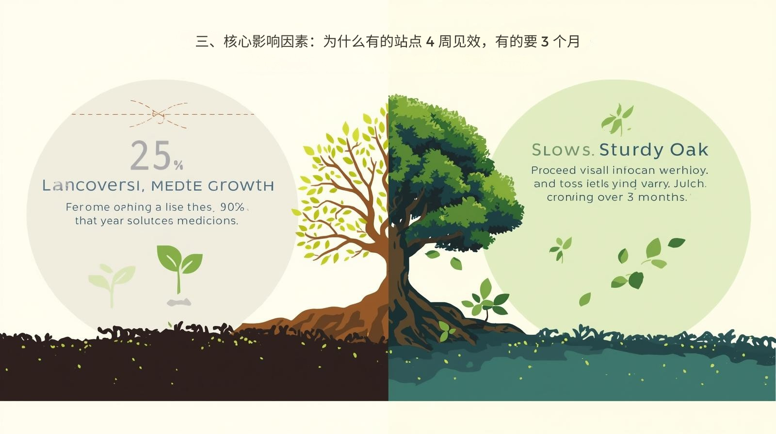 3. 핵심 영향 요인: 일부 사이트에서는 결과를 확인하는 데 4주가 걸리는 반면 다른 사이트에서는 3개월이 걸리는 이유