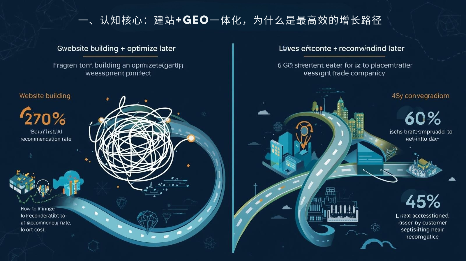 I. コアとなる理解: ウェブサイト構築 + GEO 統合 – なぜこれが最も効率的な成長パスなのか?