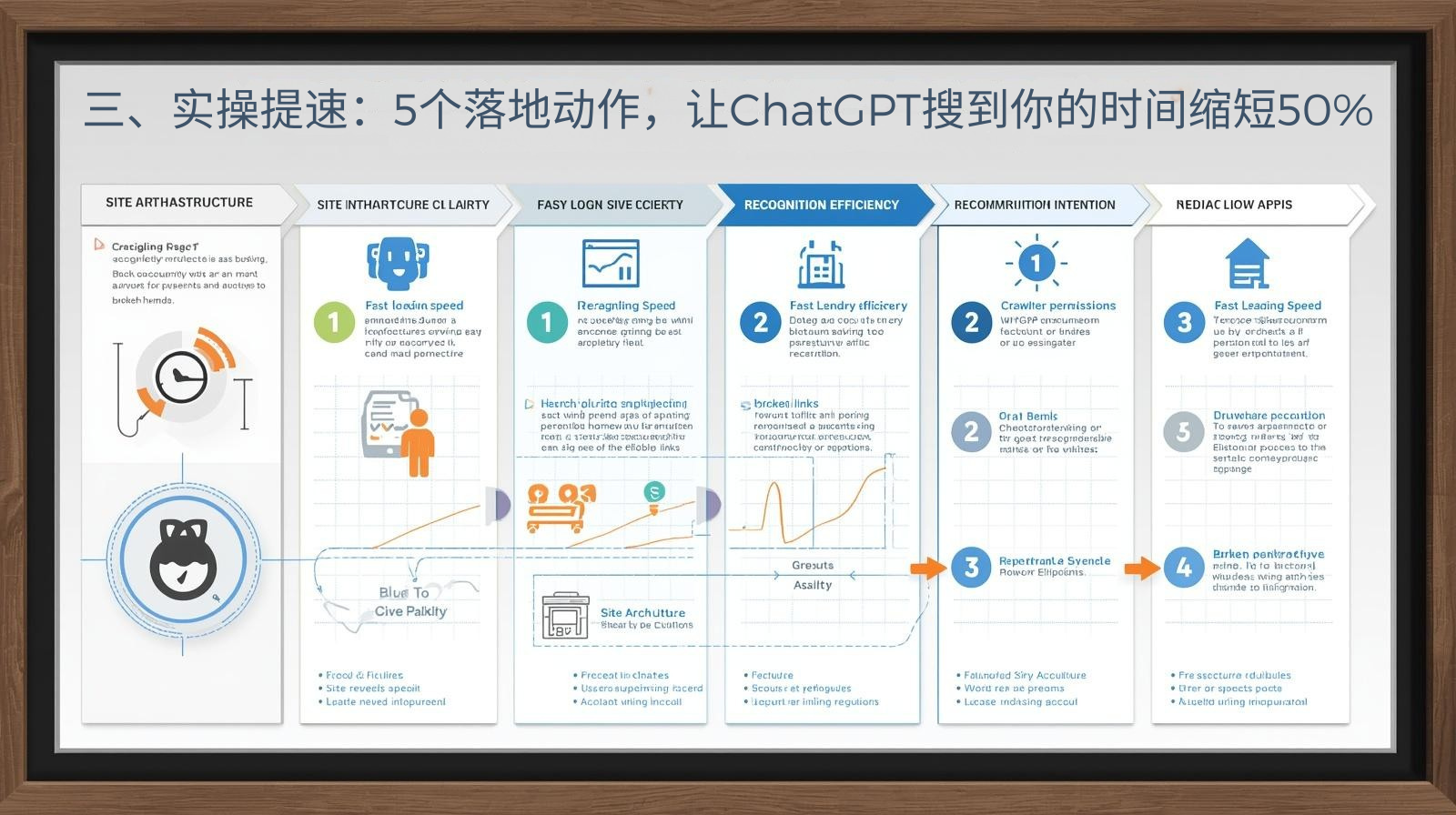 III. Aceleración práctica: 5 acciones para reducir el tiempo de búsqueda en ChatGPT al 50 %