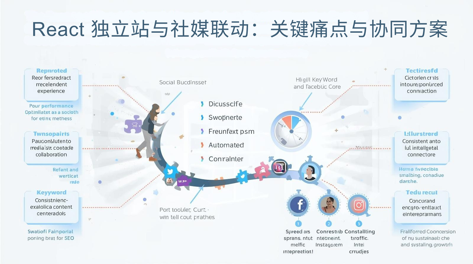 التعاون المستقل بين موقع الويب ووسائل التواصل الاجتماعي باستخدام React: أبرز المشكلات وحلول التعاون