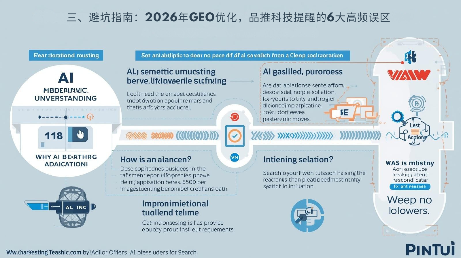 三、避坑指南：2026年GEO优化，品推科技提醒的6大高频误区