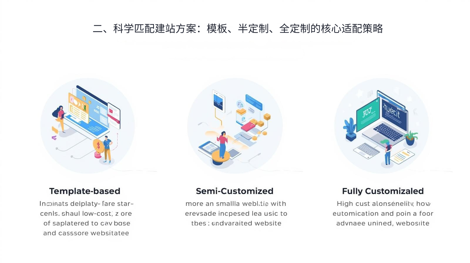 2. 과학적 매칭 웹사이트 구축 계획: 템플릿, 반맞춤화 및 전체 맞춤화 핵심 적응 전략