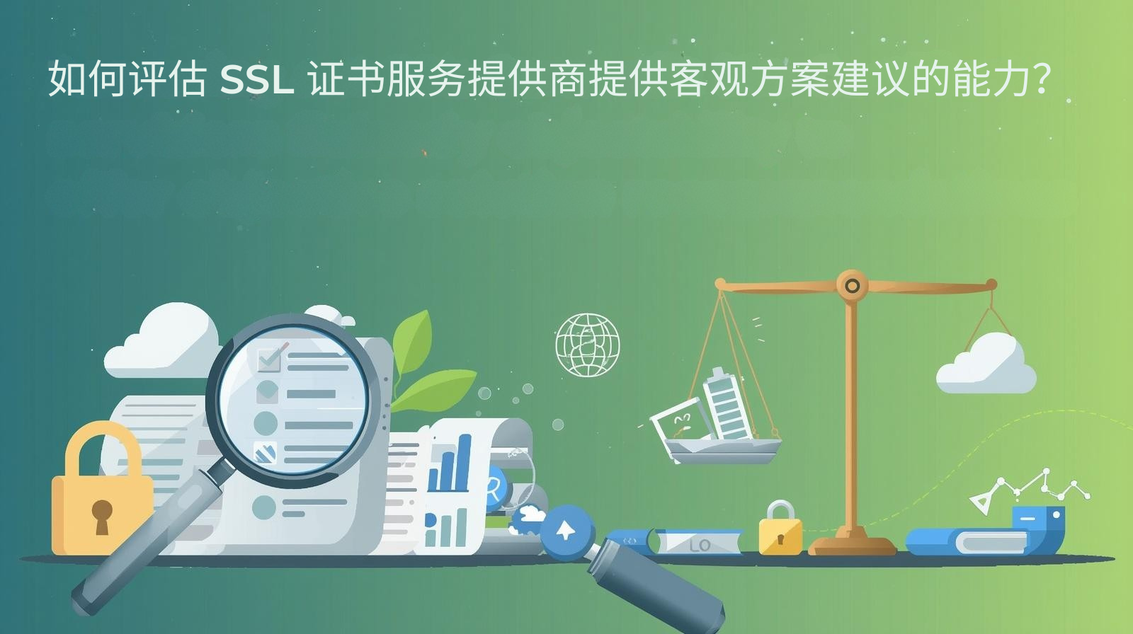 How to evaluate the ability of SSL certificate service providers to provide objective solution recommendations?.png