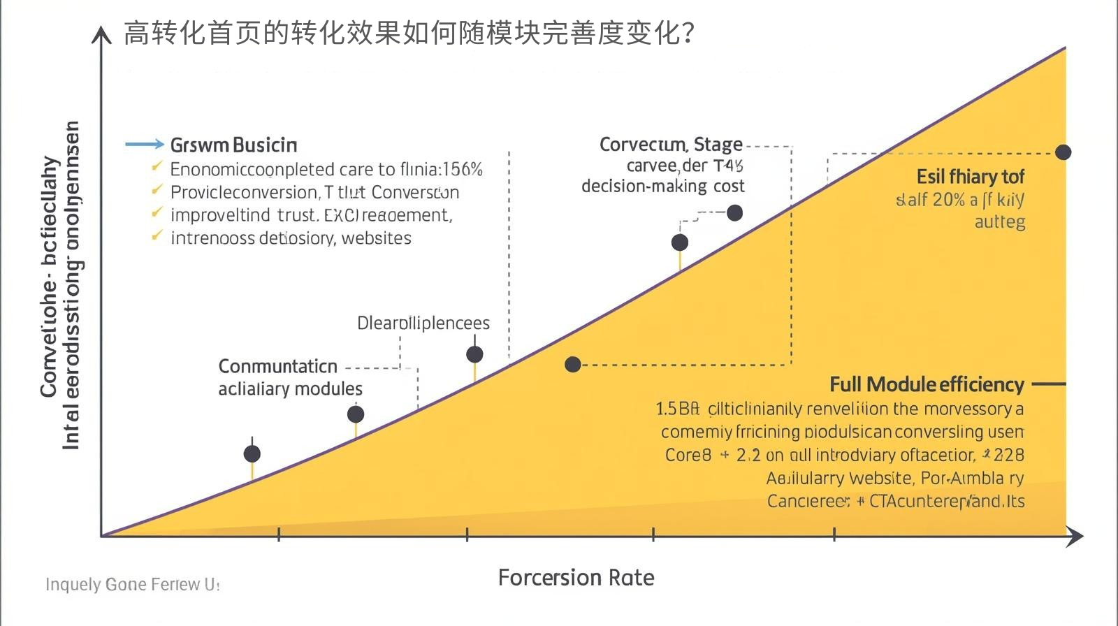 高转化首页的转化效果如何随模块完善度变化？