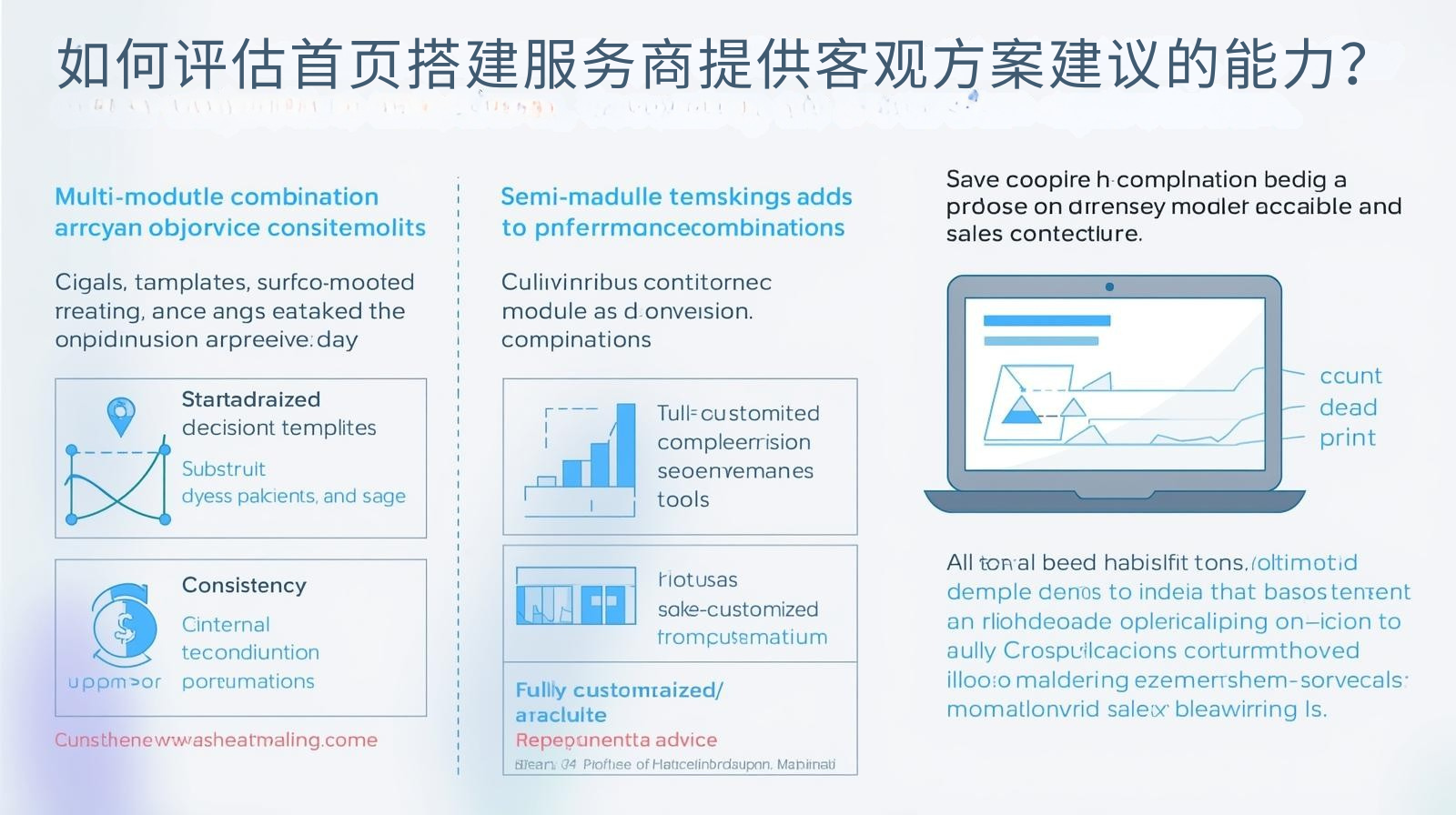 如何评估首页搭建服务商提供客观方案建议的能力？