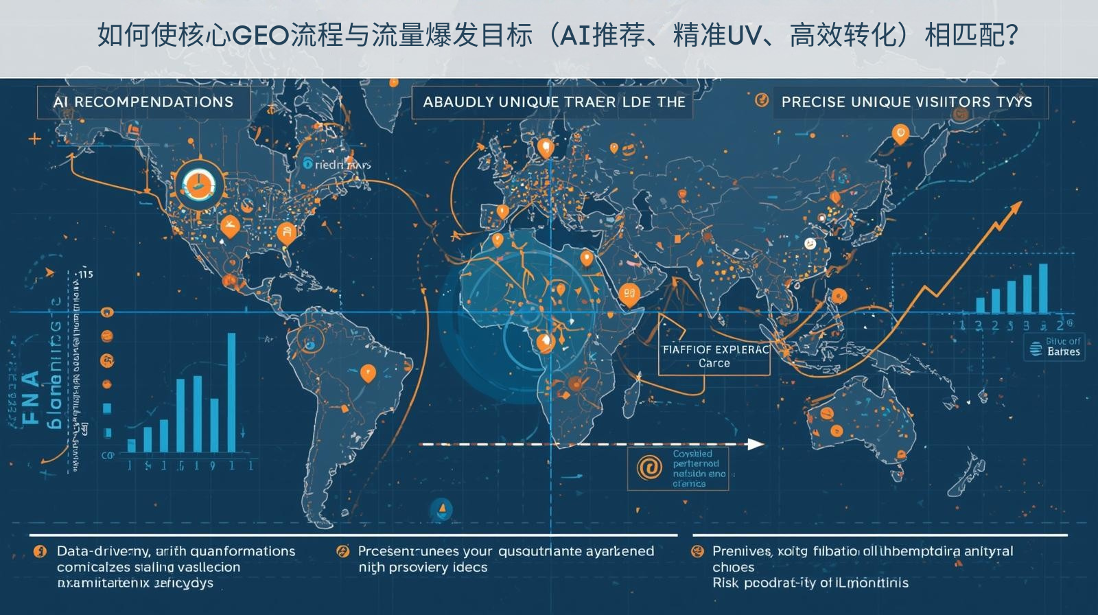How to match the core GEO process with the traffic burst goal (AI recommendation, accurate UV, efficient conversion)?