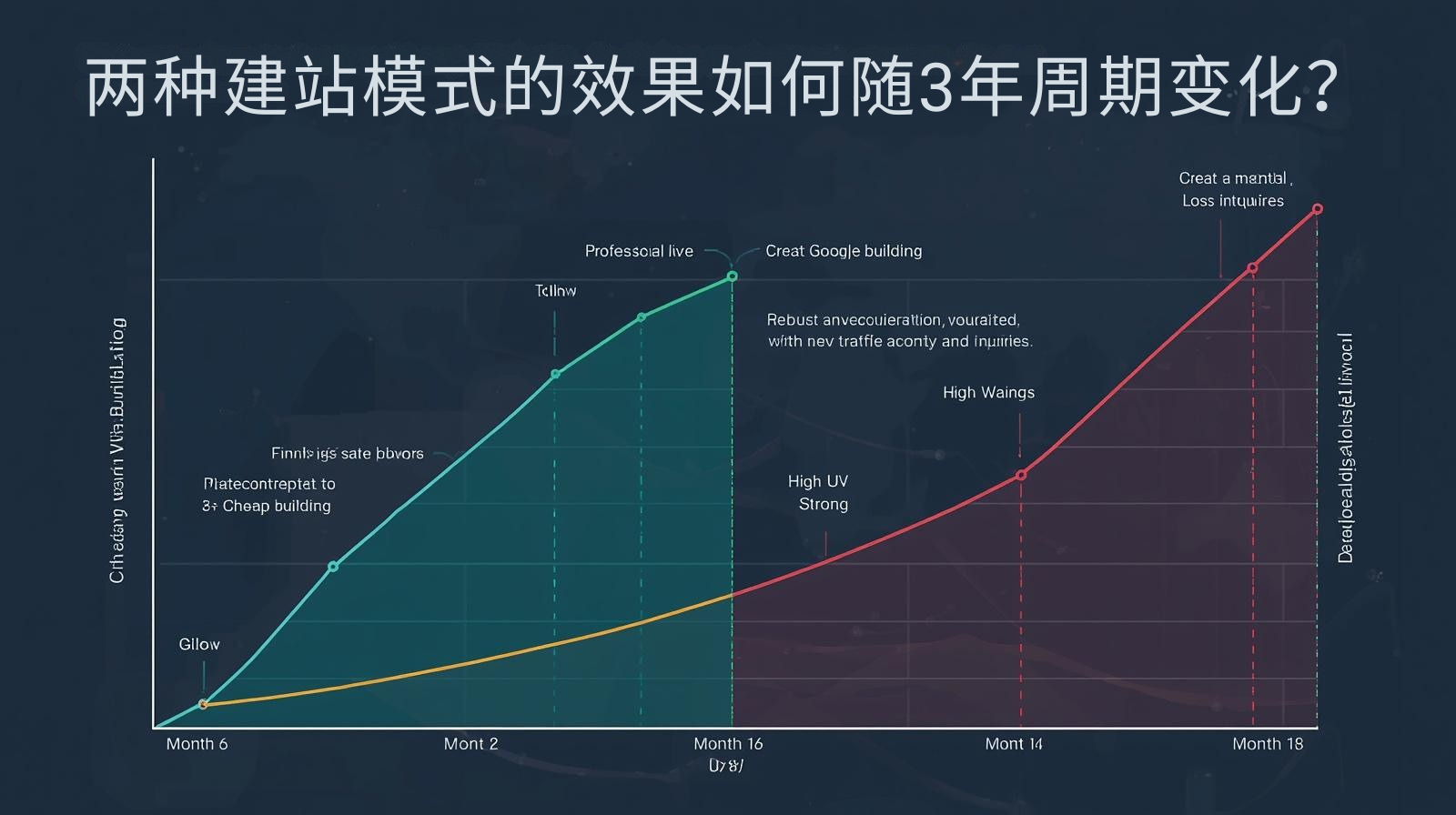 كيف تتغير تأثيرات نموذجي بناء موقع الويب مع دورة الثلاث سنوات؟