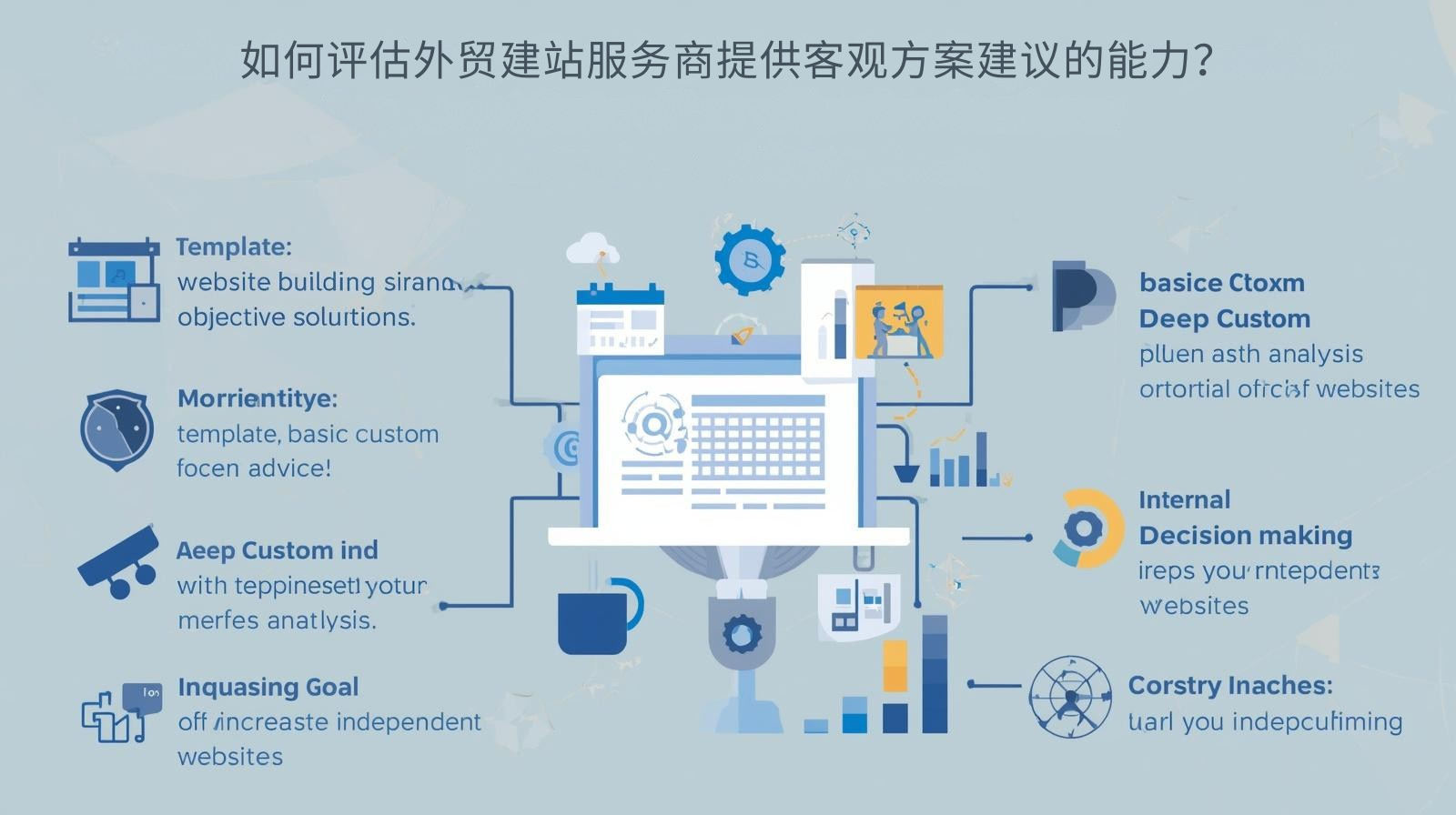 객관적인 솔루션 제안을 제공하는 대외 무역 웹사이트 구축 서비스 제공업체의 능력을 어떻게 평가할 수 있습니까? .png
