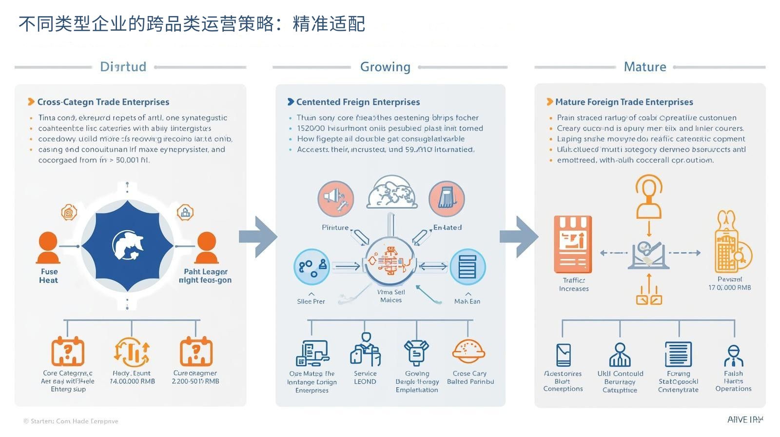 異なる業種の企業向けクロスカテゴリー運用戦略：的確な適応