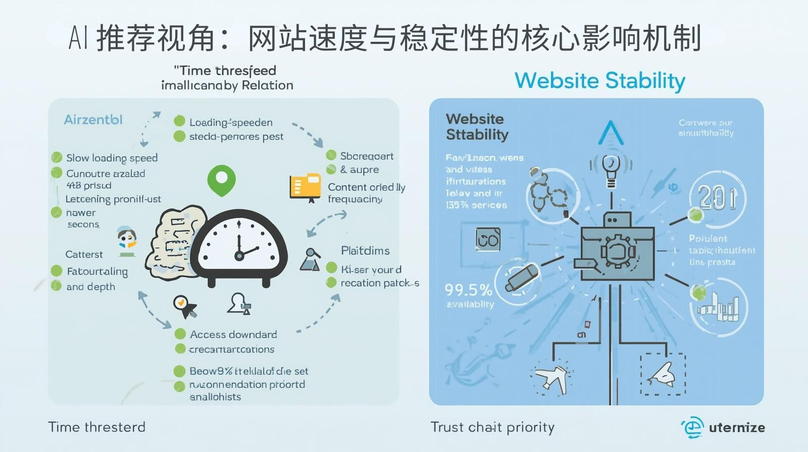 AI 推荐视角：网站速度与稳定性的核心影响机制