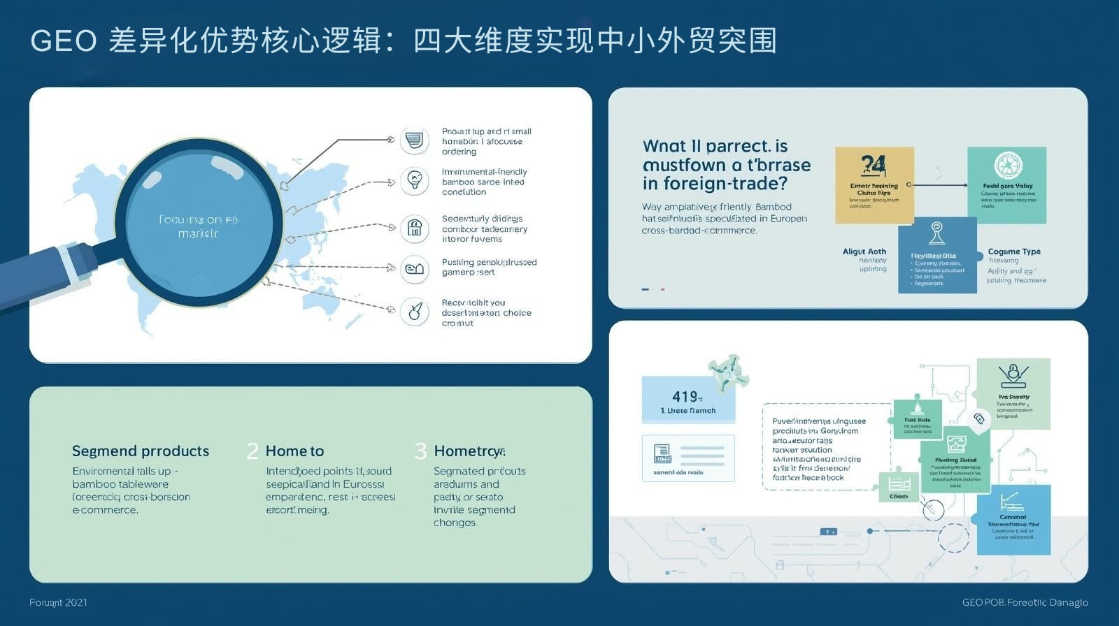 GEO 差异化优势核心逻辑：四大维度实现中小外贸突围