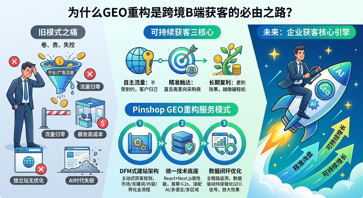 为什么GEO重构是跨境B端获客的必由之路？