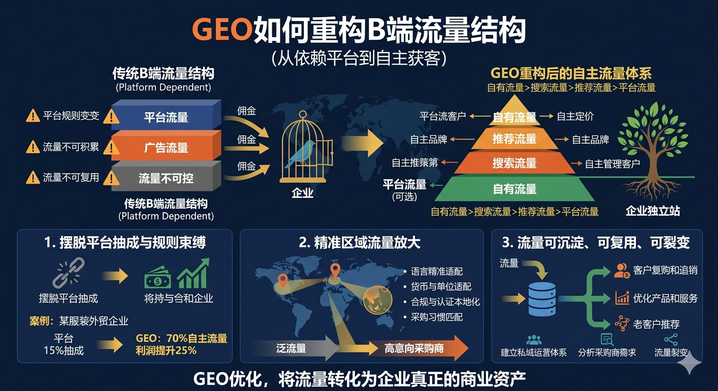 GEO如何重构B端流量结构