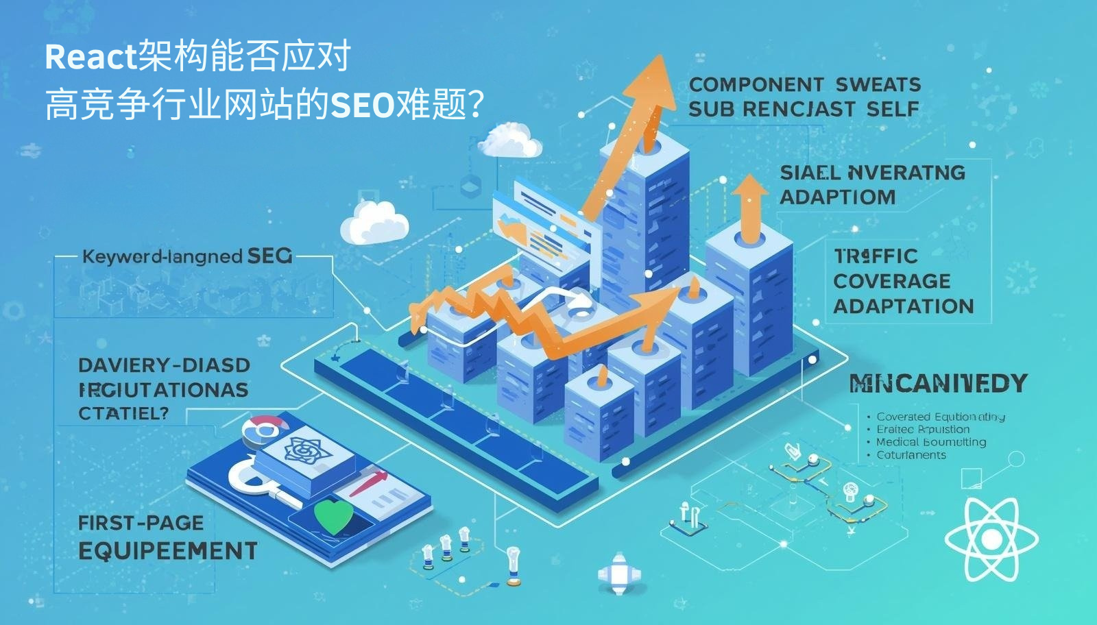 هل تستطيع بنية React التعامل مع مشكلات تحسين محركات البحث (SEO) لمواقع الويب في الصناعات شديدة التنافسية؟